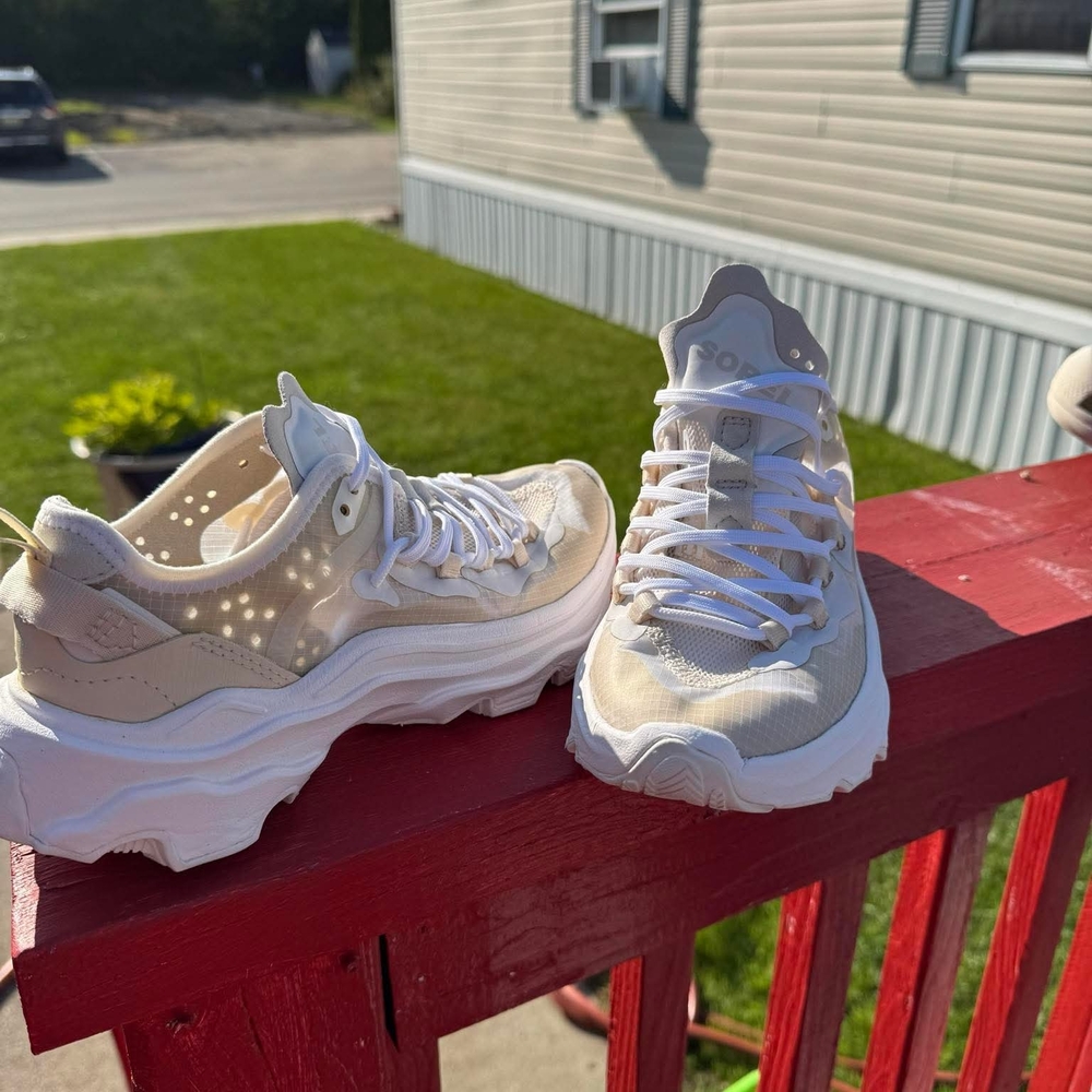 Sorel Cream and White Women's Sneakers